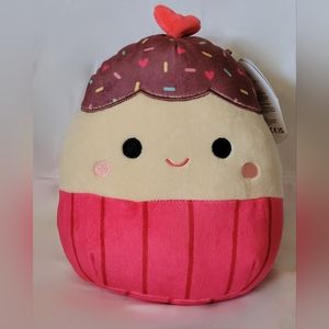 BNWT FTM 8" Valentine Elpha the Cupcake Squishmallow Kellytoy Plush